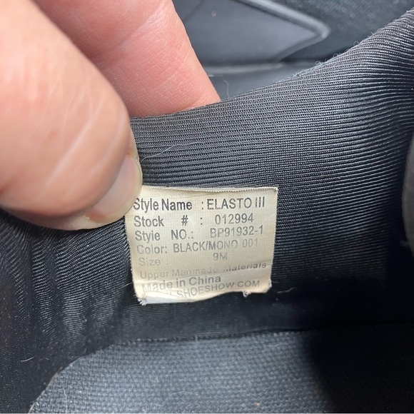 Beverly Hills Polo Club Elasto lll sneakers black size 9 - Picture 3 of 9